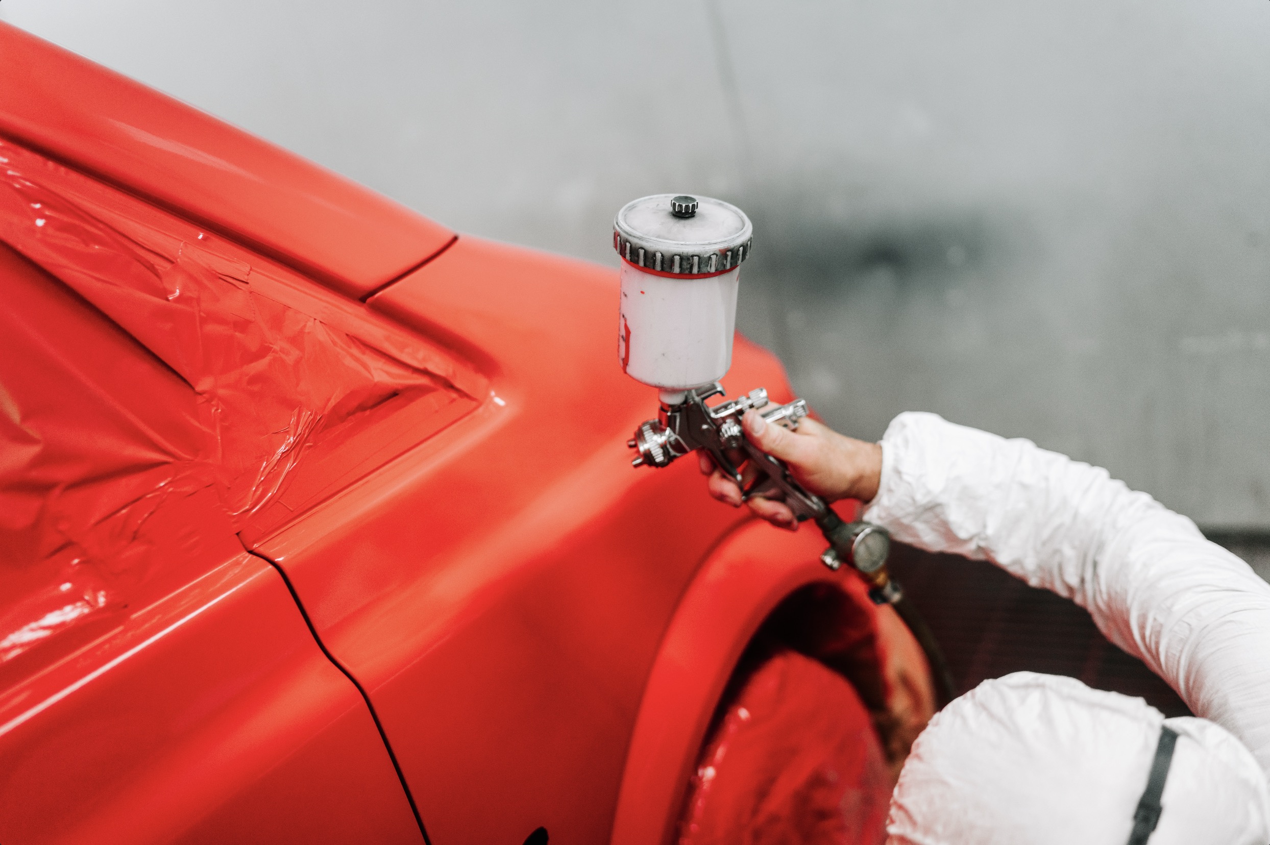 Unfallinstandsetzung Westerwald - Lackierung